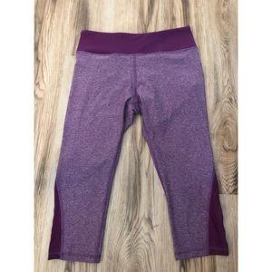 Purple Crop Leggings